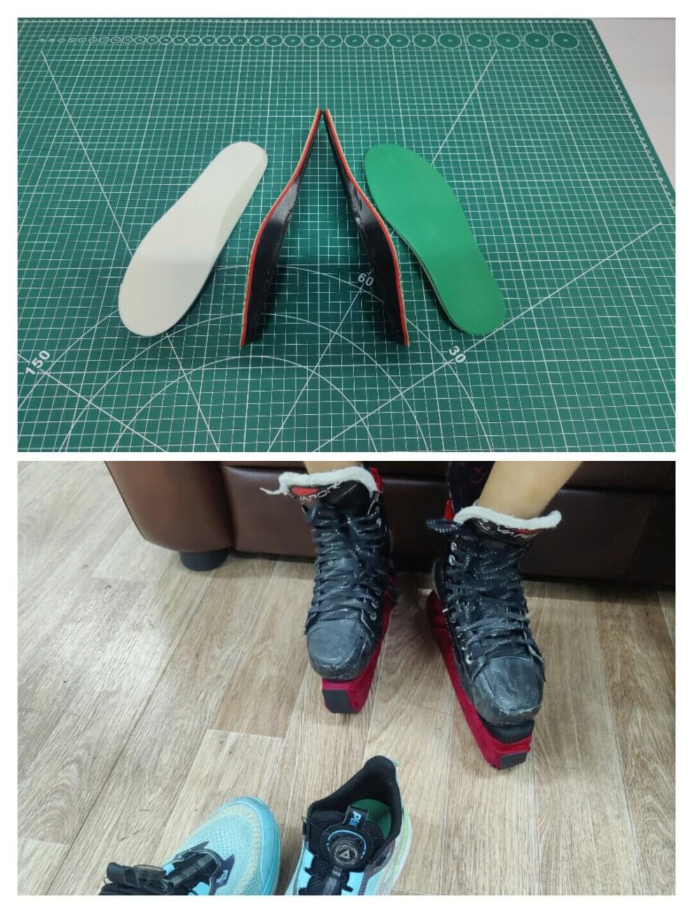 Хоккейные ортопедические стельки