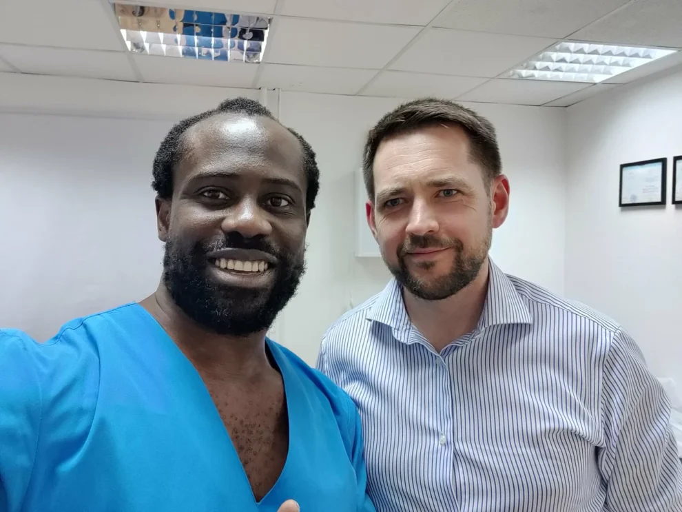 IB Clinic 3D-стельки Москва &mdash; реальная консультация врача-ортопеда Ивунзе с пациентом после 3D-сканирования, метро Беломорская